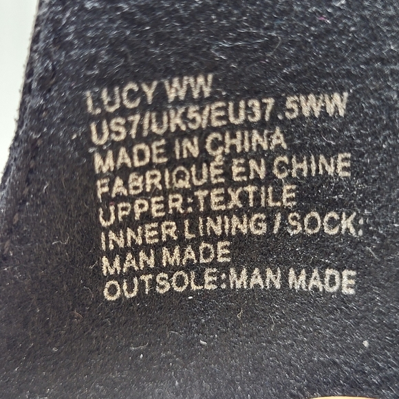 JustFab Lucy Black Pumps Heels SHOES Womens Size 7W Bling Bow Point Toe Just Fab - Picture 9 of 16